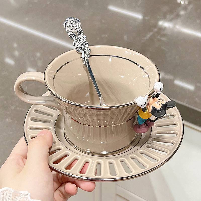 Mug Ceramic Cup Water Cup Household Coffee Set Set Good-looking Girls' Cup nNWB