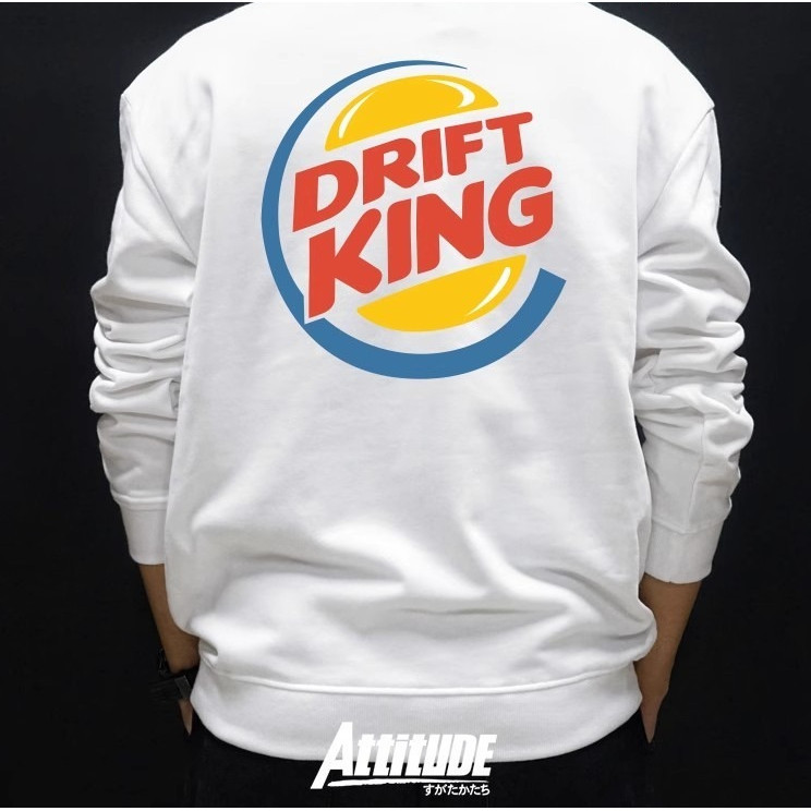Trang Bị Thay Đổi Xe JDM Retro Style - Decal Tem Xe Burger King Phong Cách Đại Học