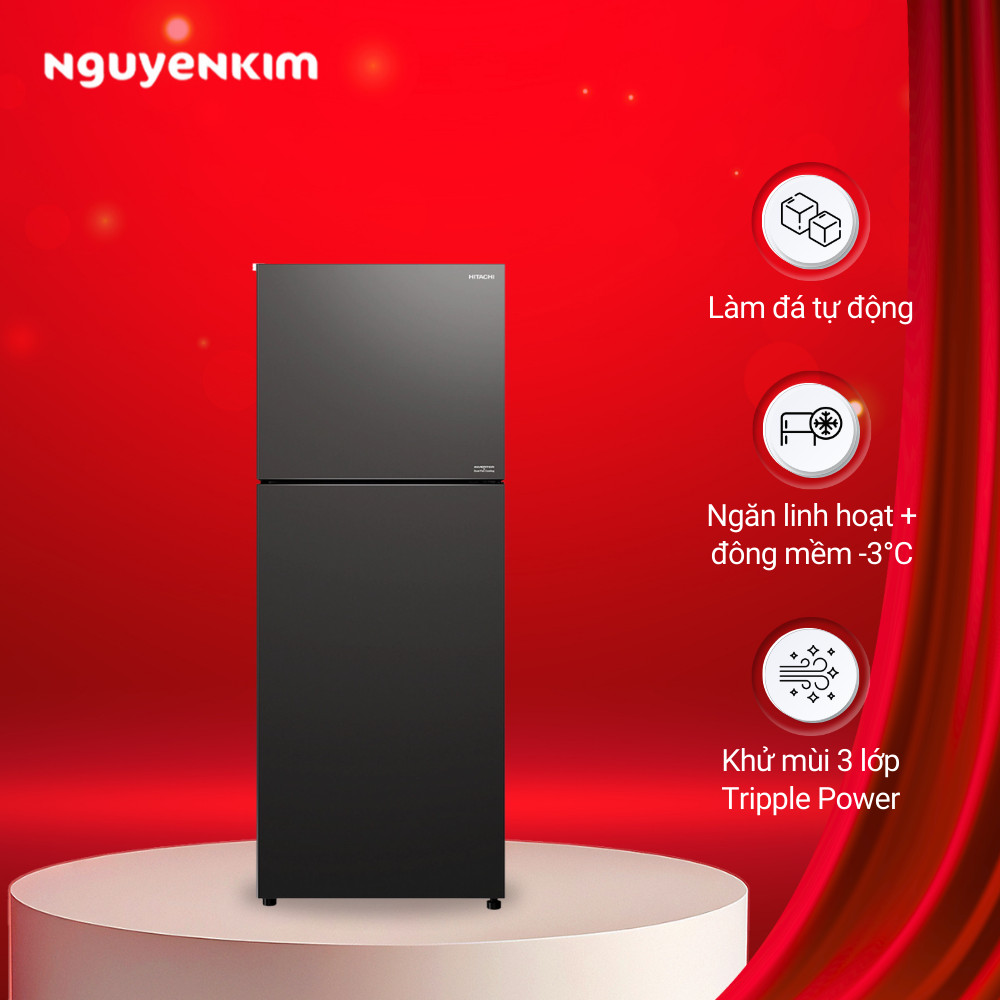 Tủ lạnh Hitachi Inverter 349 lít R-FVY480PGV0 (GMG)
