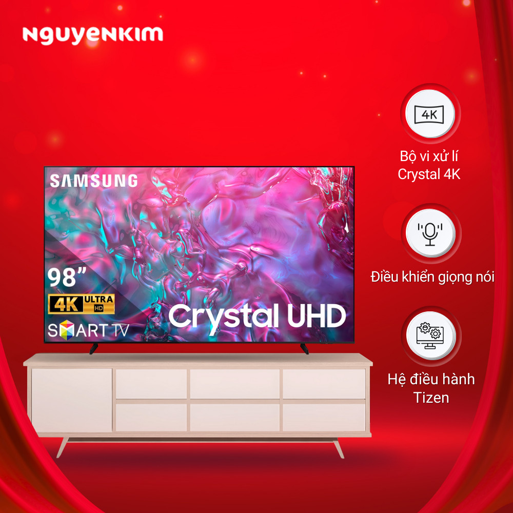 Smart Tivi Crystal Samsung 4K 98 inch UA98DU9000KXXV