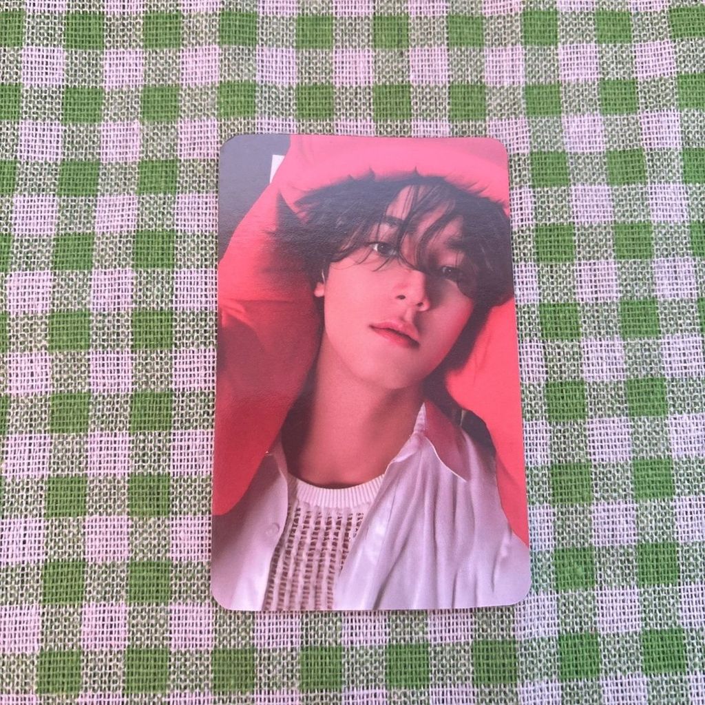 Seventeen Kim Min Kyu mini 11yzy1.0 Little Red Hat Kim Min Kyu thẻ nhỏ