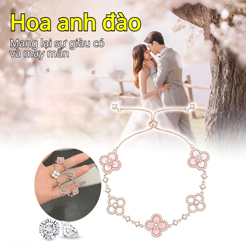 【Chống Oxid Hóa Cao Cấp】Dây Chuyền Hoa Anh Đào Thanh Lịch - Dây Chuyền Nữ/Phụ Kiện Thời Trang Cao Cấ