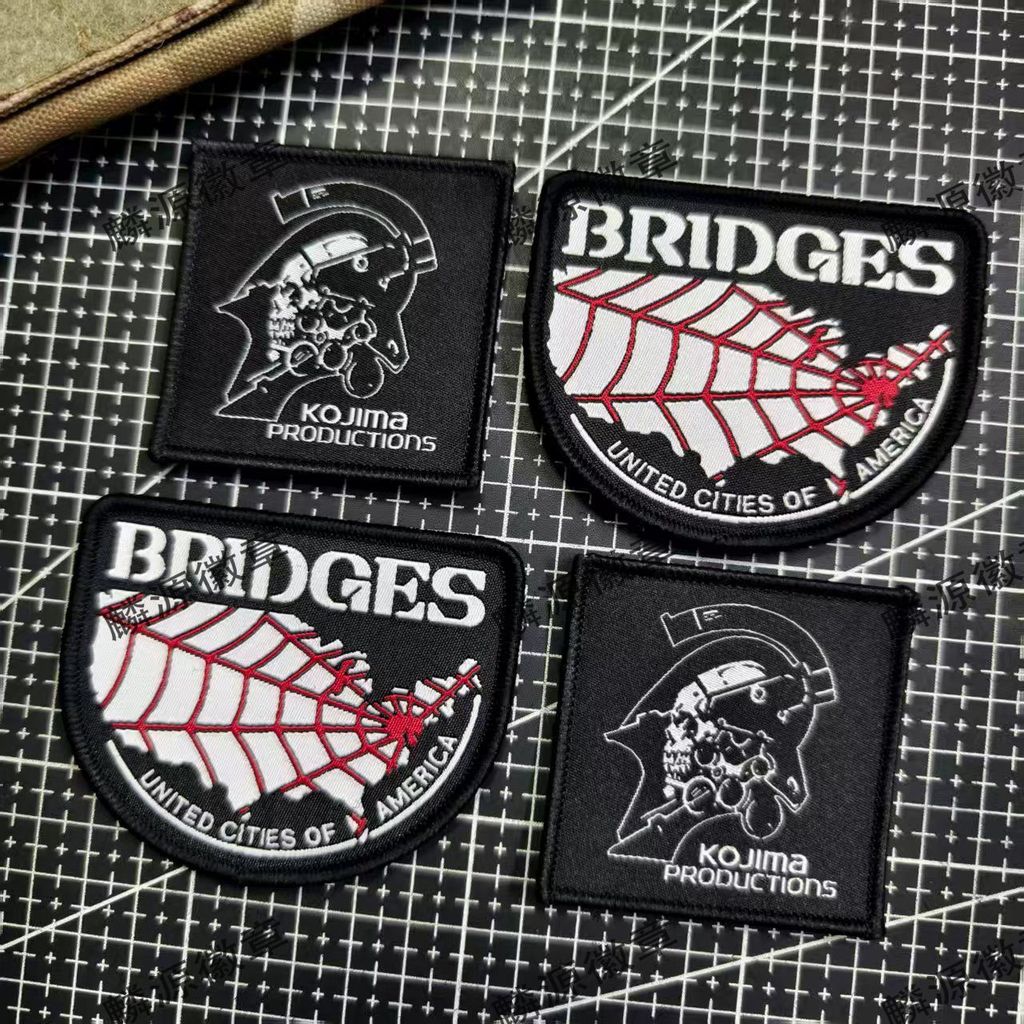 [Miếng dán Velcro tùy chỉnh] LY.Personality Death Stranded Kojima Hideo Studio Logo Outdoor Morale 3