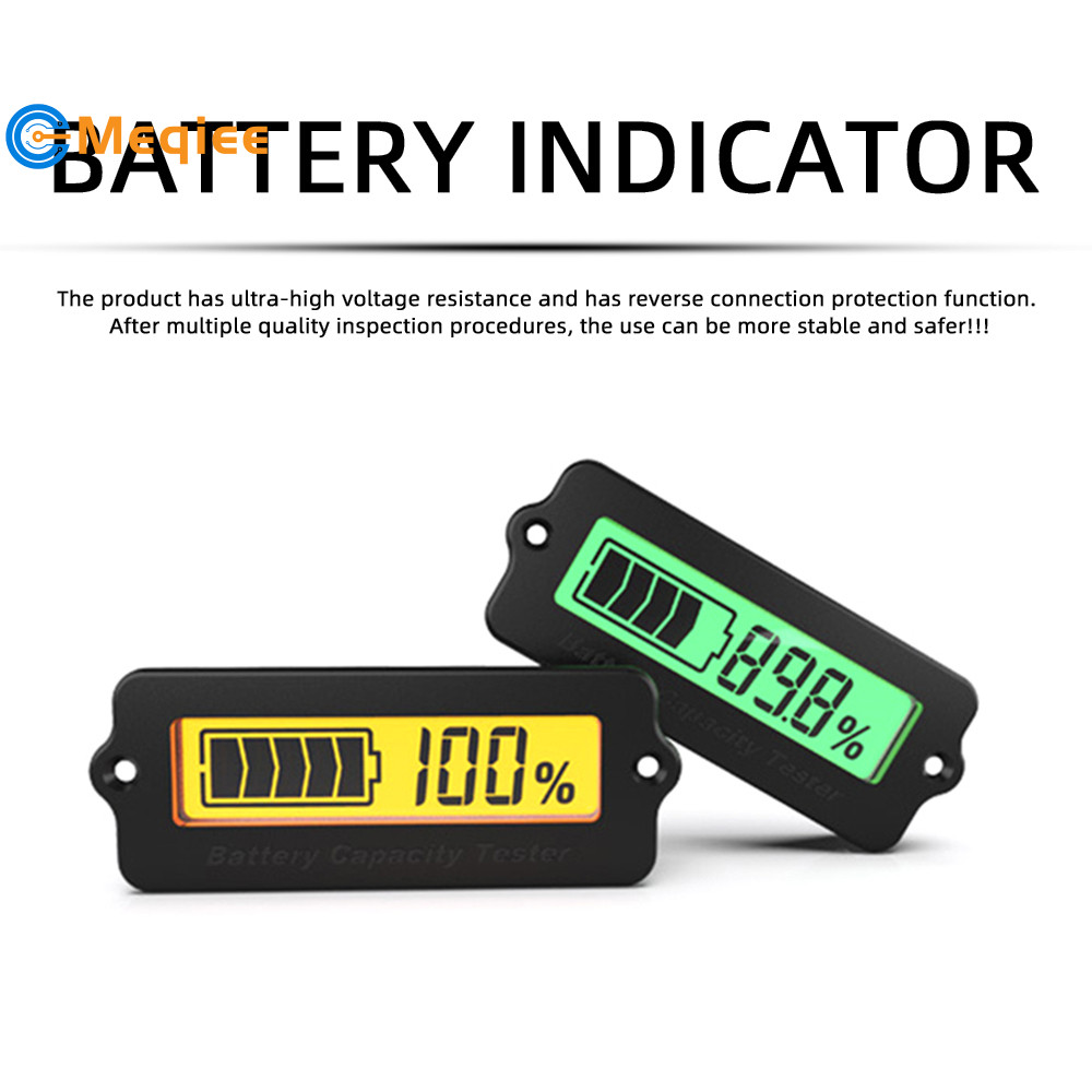 LY6W Đèn báo dung lượng pin axit chì Màn hình tỷ lệ phần trăm LCD Màn hình pin Lithium Máy kiểm tra 