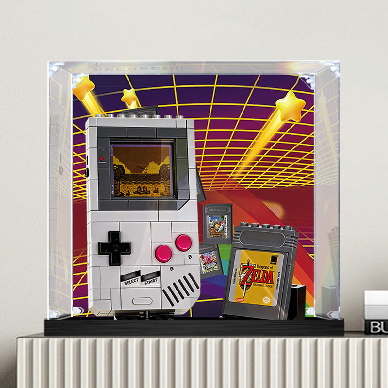 [Hộp trưng bày acrylic] Hộp trưng bày acrylic Thích hợp cho Lego 72046 Máy chơi Game Nintendo Mario 