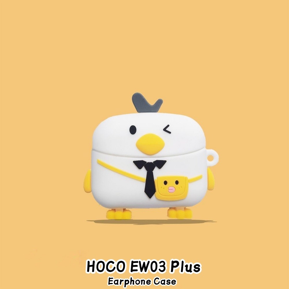 【 ❈ ❈ 】 Dành cho vỏ HOCO EW03 Plus Vỏ silicon mềm Ý tưởng hợp thời trang Vỏ tai nghe hoạt hình NO.3