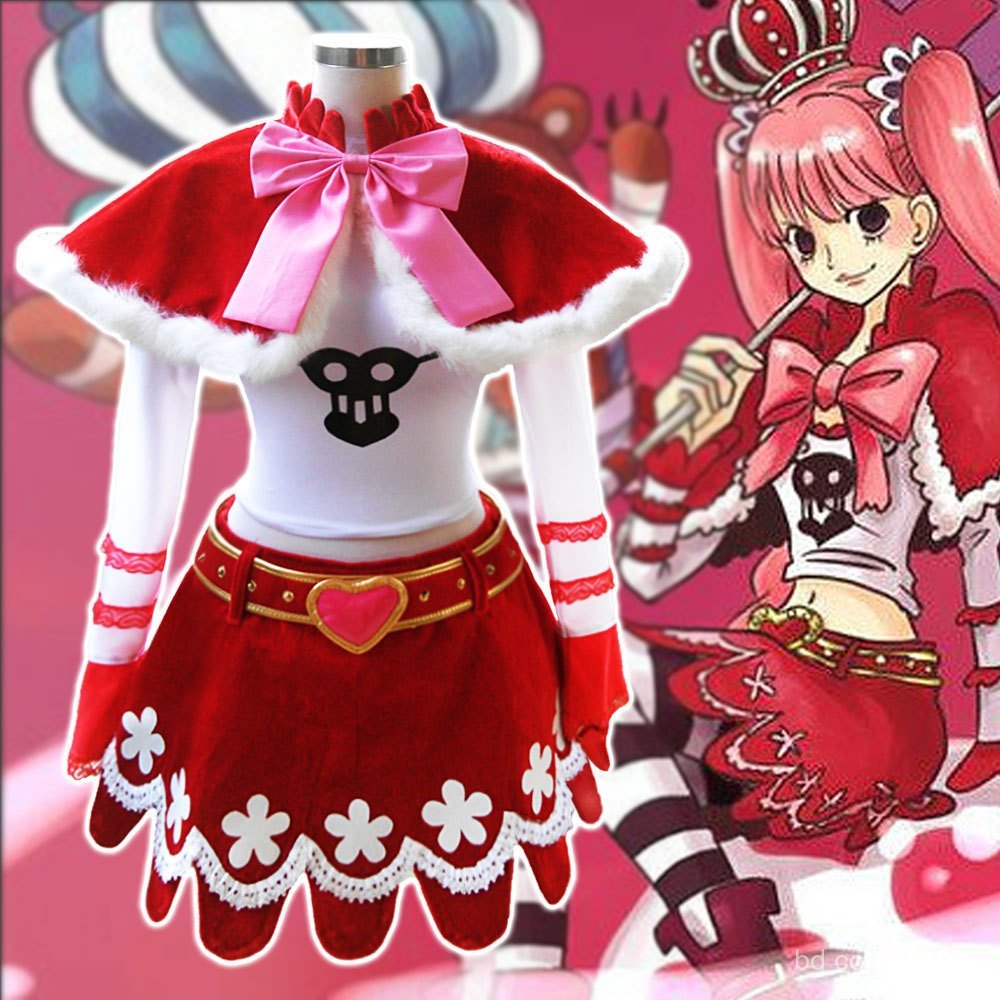Trang phục cosplay Perona One Piece cho bé gái, phù hợp biểu diễn anime W1048