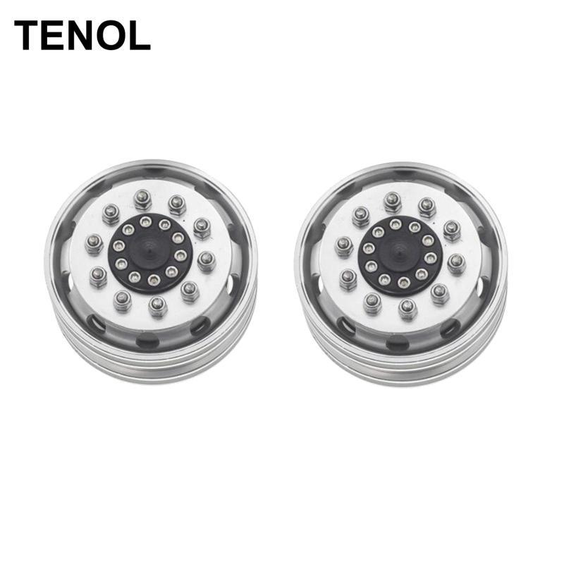 2 Chiếc Vành Bánh Trung Tâm 10 Nói Cho Tỉ Lệ 1: 14 RC Leo Xe Tải Xe Tải DIY