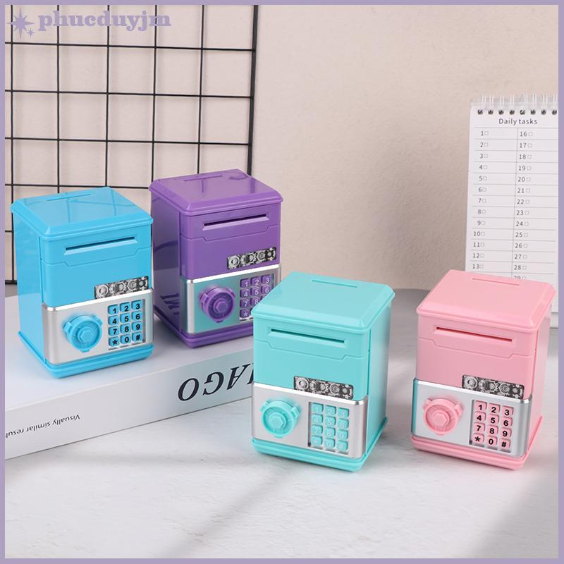 Phu Kids Password Piggy Bank - Mini ATM Coin Money Box Cho Trẻ Em Sinh Nhật Đồ Chơi VN