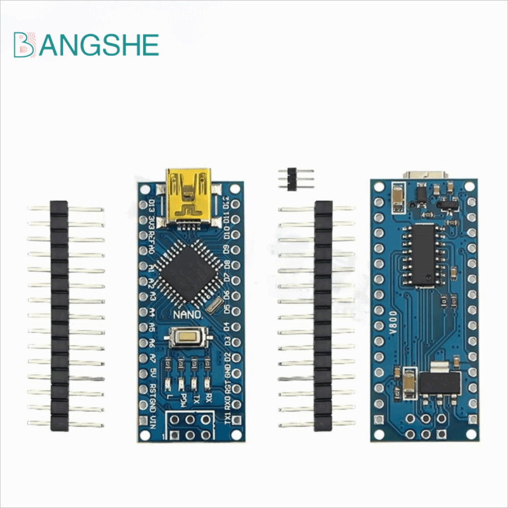 Bộ điều khiển BANGSHE Nano 3.0, CH340 Type-C USB Arduino Tương thích, Trình điều khiển Mini USB Micr