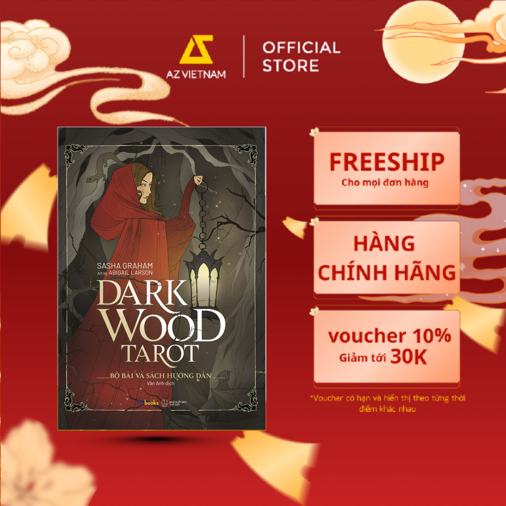 Sách - [Boxset Việt Hoá] DARK WOOD TAROT (Bộ Bài & Sách Hướng Dẫn)