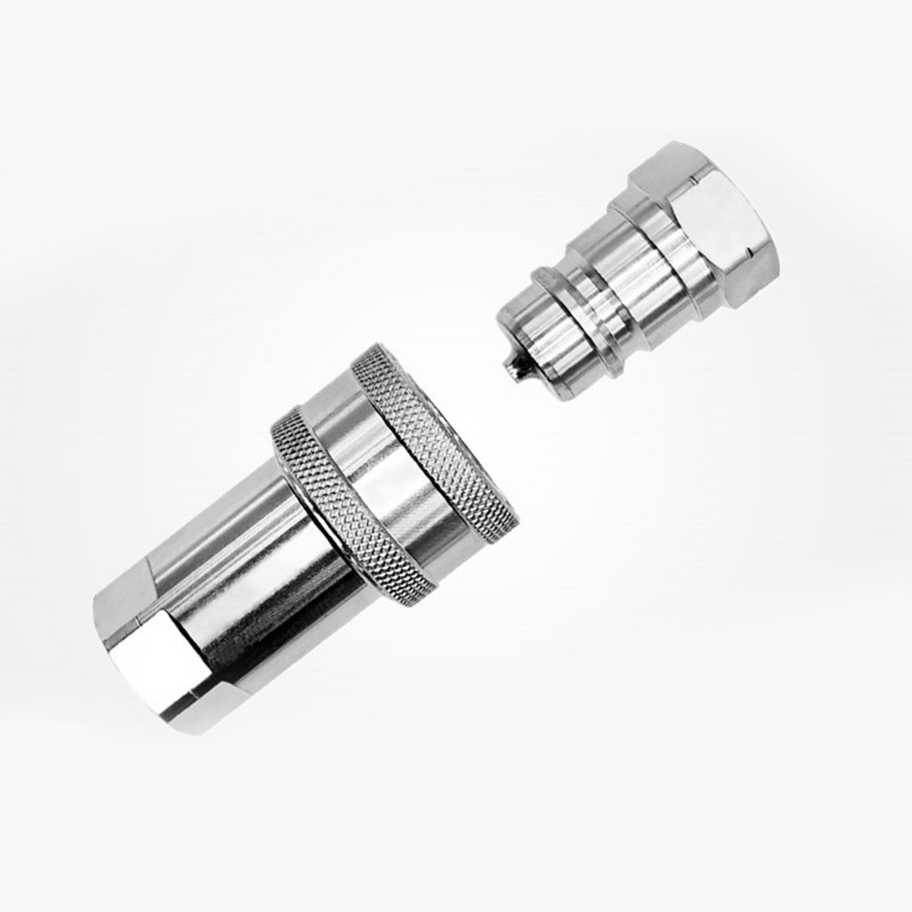 38 Inch 14 Inch NPT Threaded Hydraulic Quick Coupler for Industrial Applications