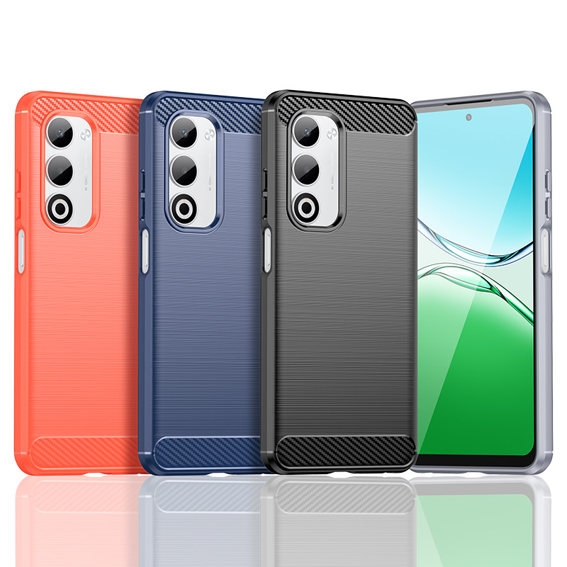 Ốp lưng OPPO A5i Pro Vỏ nhựa TPU mềm bằng sợi Carbon cho Ốp điện thoại OPPO A5i Pro