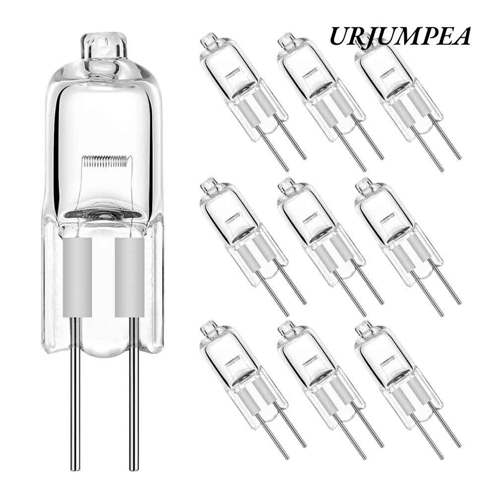 URJUMPEA 10 Bóng Đèn Halogen 12V G4 20W Bóng Đèn 35W Bi-Pin Bóng Đèn
