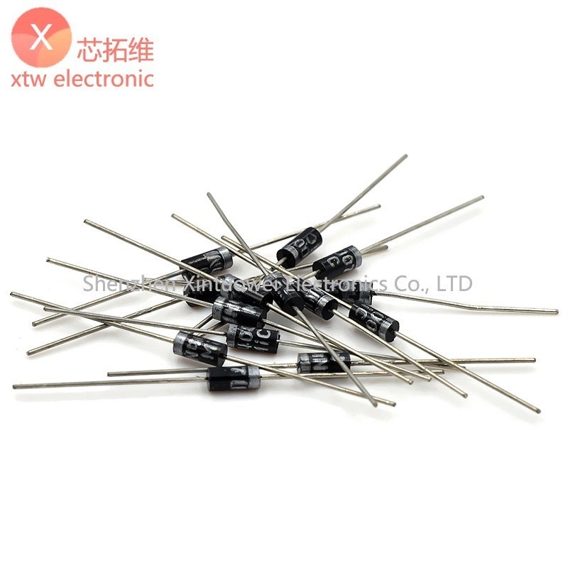 10-100 Cái / lốc 1N4007 Diode chỉnh lưu công suất cao IN4007 1A / 1200V IN4007 DO-41