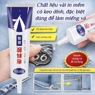 🔥Giá sốc🔥Không cần may vá Keo dán vải chuyên nghiệp / Keo dán vải chống rách / in độ bám dính cao / in khô nhanh / dán vải chất lượng cao/ khô nhanh siêu dính/Keo trong suốt siêu dính