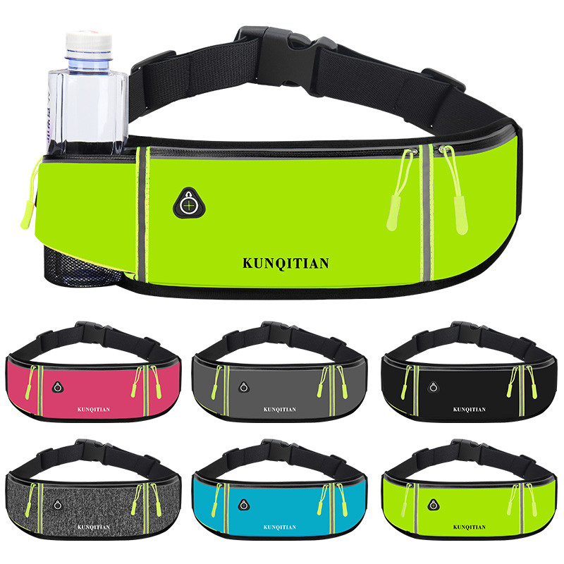 Spot Goods#Running Sports Waist Bag Invisible Water-Resistant Phone Bag Multi-Functional Unisex Smal