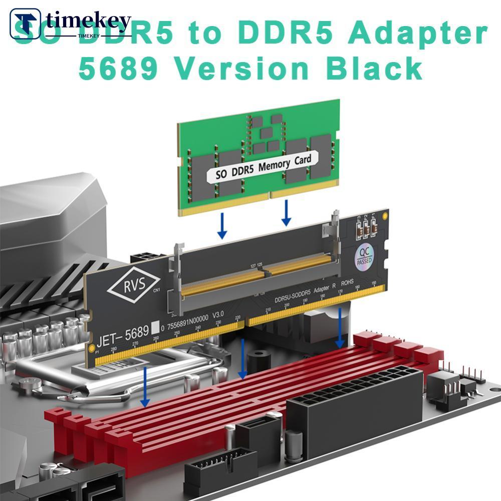 TMK Laptop DDR5 RAM sang SO DDR5 U-DIMM Desktop Adapter Card Memory Test SO DDR5 sang DDR5 U-DIMM Co
