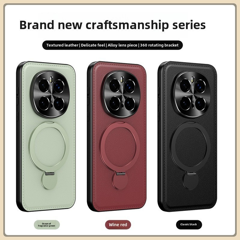 Xoay Giá Đỡ Từ Tính Ốp Lưng Điện Thoại Honor magic 7 / 6 Pro Kinh Doanh Da Chống Rơi Honor 300 ULTRA