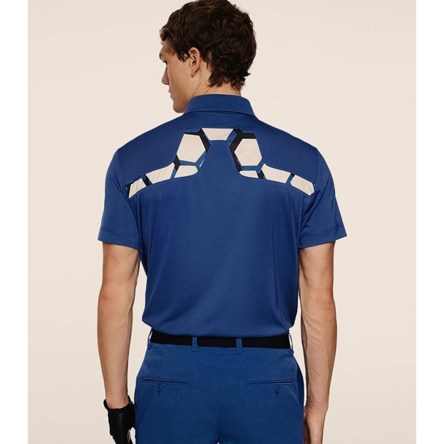 JLINDEBERG Áo Polo Nam Quá Khổ Cổ Thể Thao Thoáng Khí