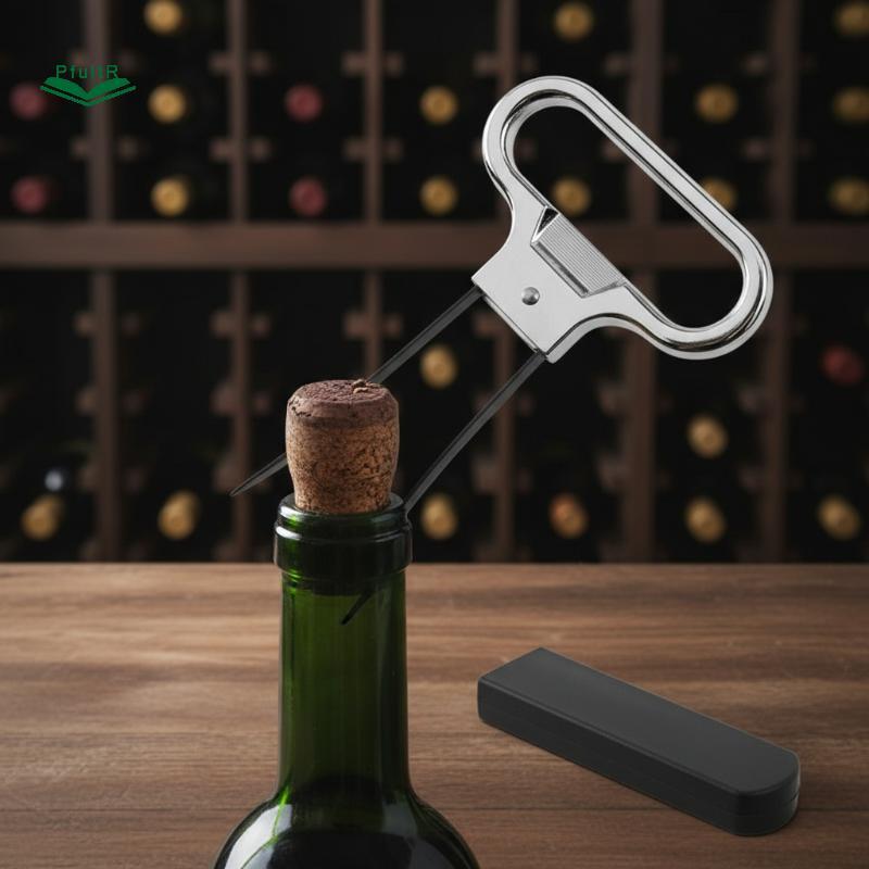 Máy bơm mở nắp chai cầm tay PfultR Tiết kiệm nhân công Corkscrew có máy cắt lá - Dụng cụ nhà bếp thiết yếu để tận hưởng mịn màng.