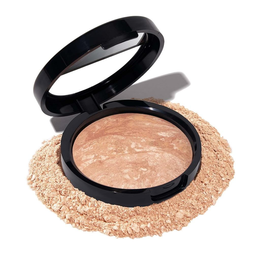 LAURAGELLERNEWYORK Baked Balance-n-Brighten Color Correction Pressed Powder Light Stackable Foundati