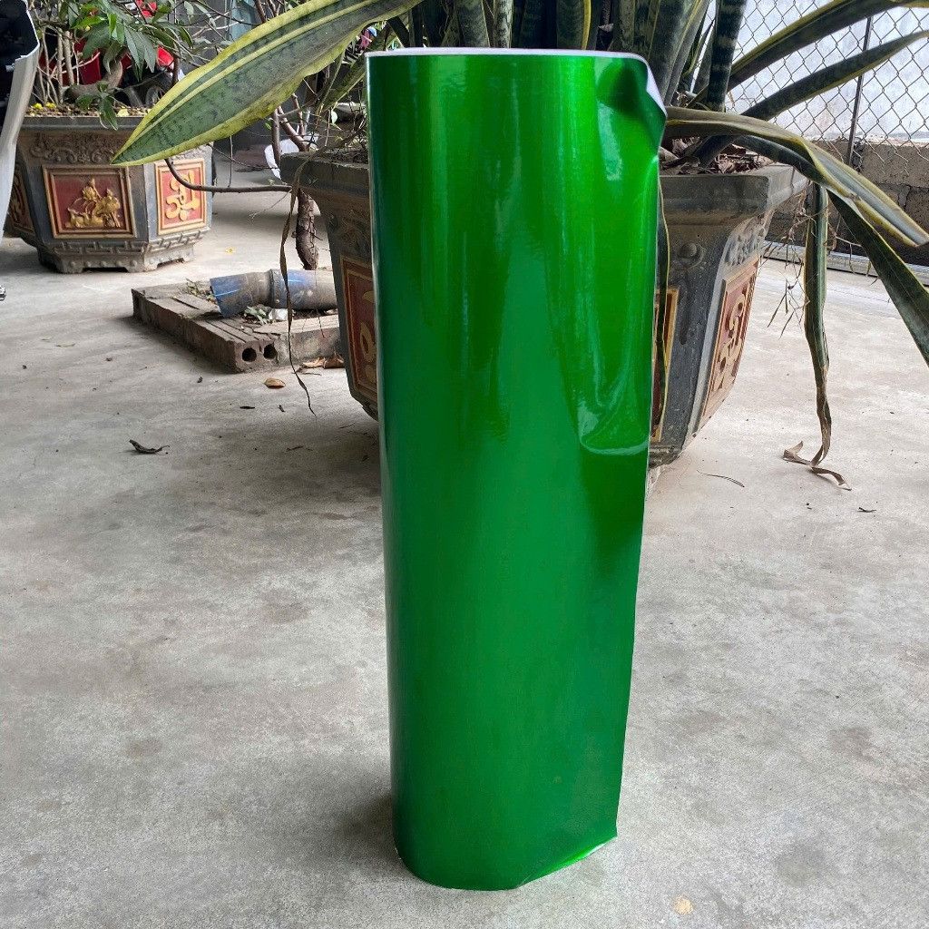 Decal Dán Xe - Decal Candy Màu Xanh Lá Cao Cấp Dán Trang Trí Xe Máy, Ô tô - Decal Dán Xe Máy OK