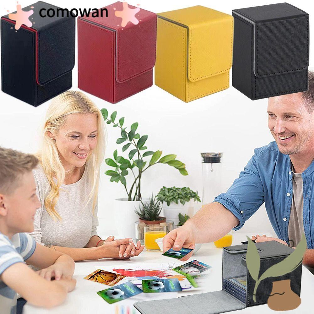 COMOWAN Game MTG Trading Card Holder, Storage Organizer Deck Box, Gift Box PU Protectors Collectible