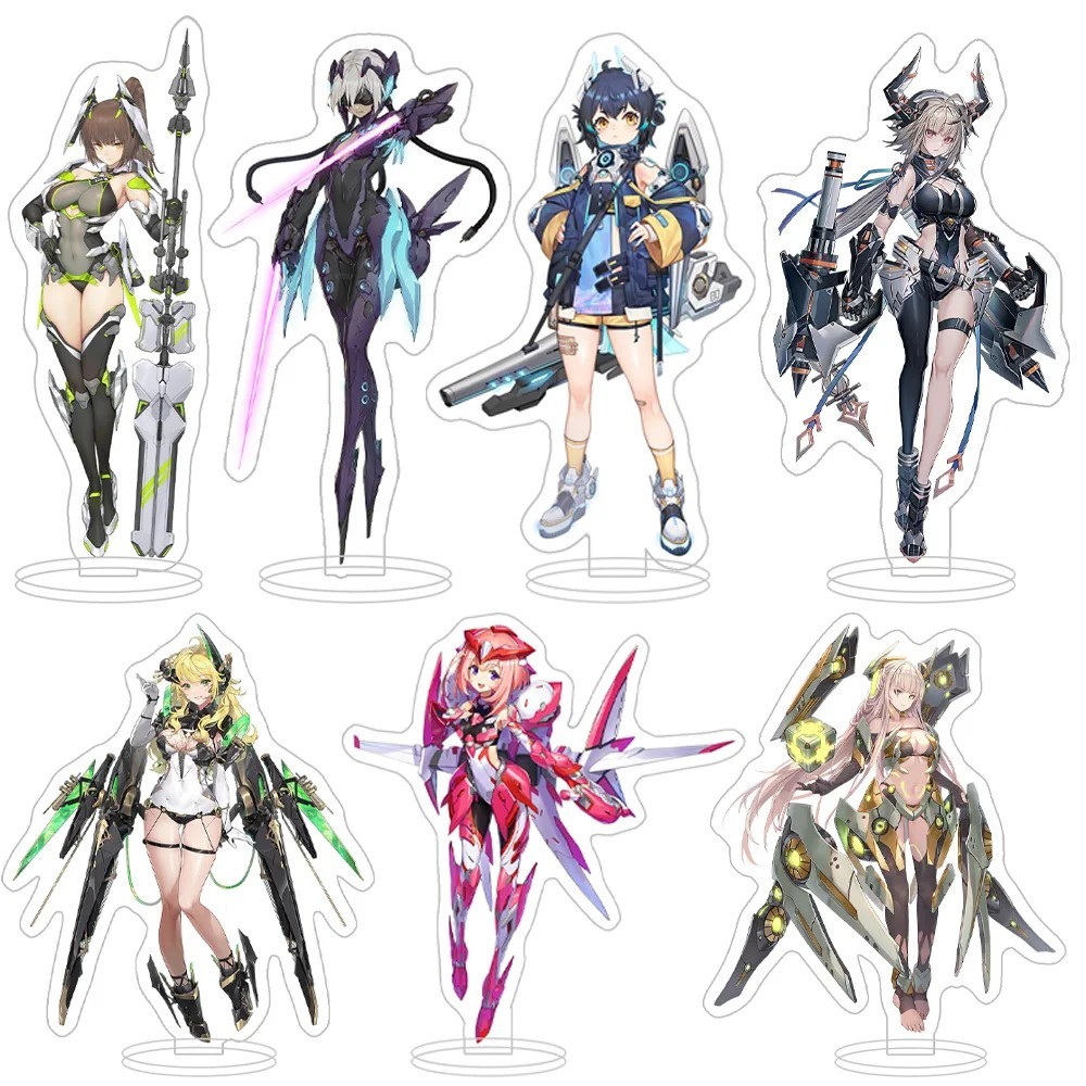 Standee anime Cross Core mô hình mica móc khóa Acheron Anna Bowen Anthem Joyeuse Badlands Alps Hurri