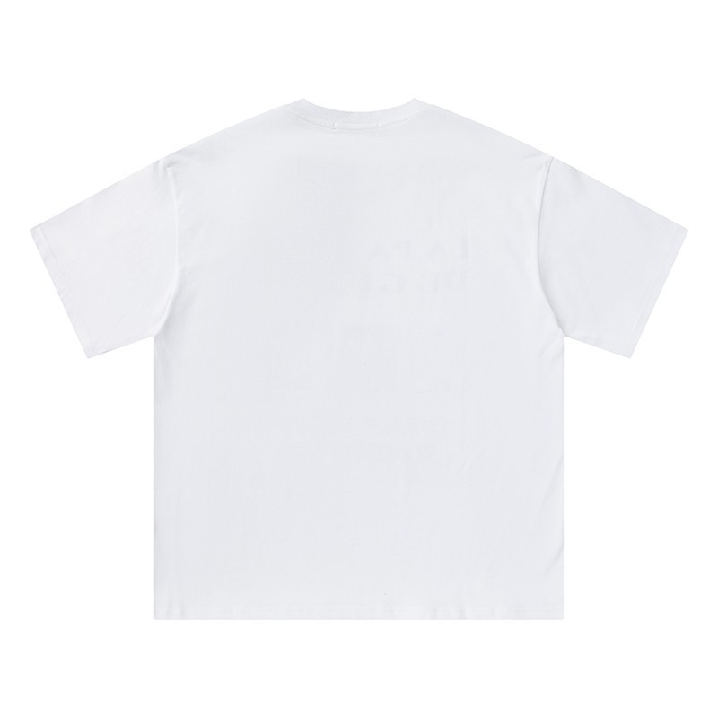 H7WX ERD Moodily Chic Rich Young People's Niche Retro Trend Loose-Fit Pure Cotton vintage Short Slee