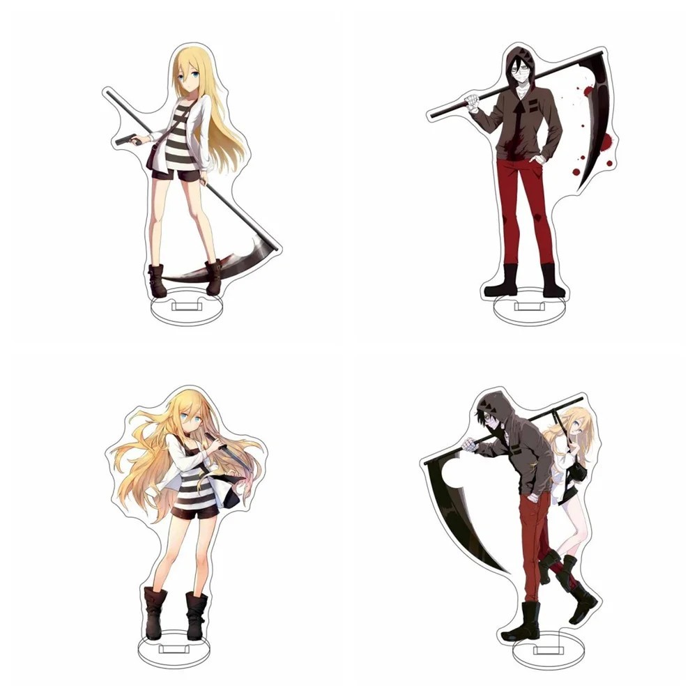 Mô hình Standee Anime Angels of Death Satsuriku no Tenshi mica trang trí bàn học nhân vật Rachel Gar