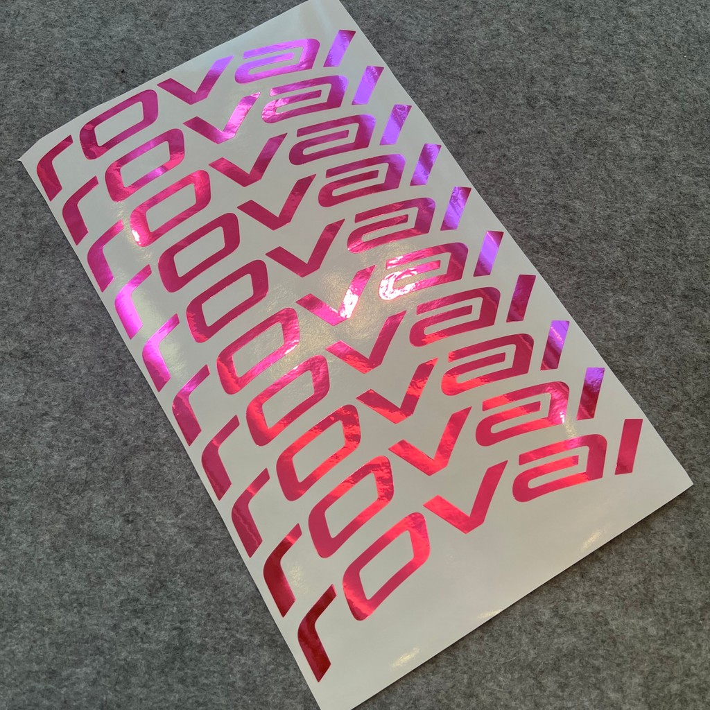 Lightning ROVAL SPRINT CLX Bộ bánh xe đường trường Logo Thay đổi màu Miếng dán bánh xe