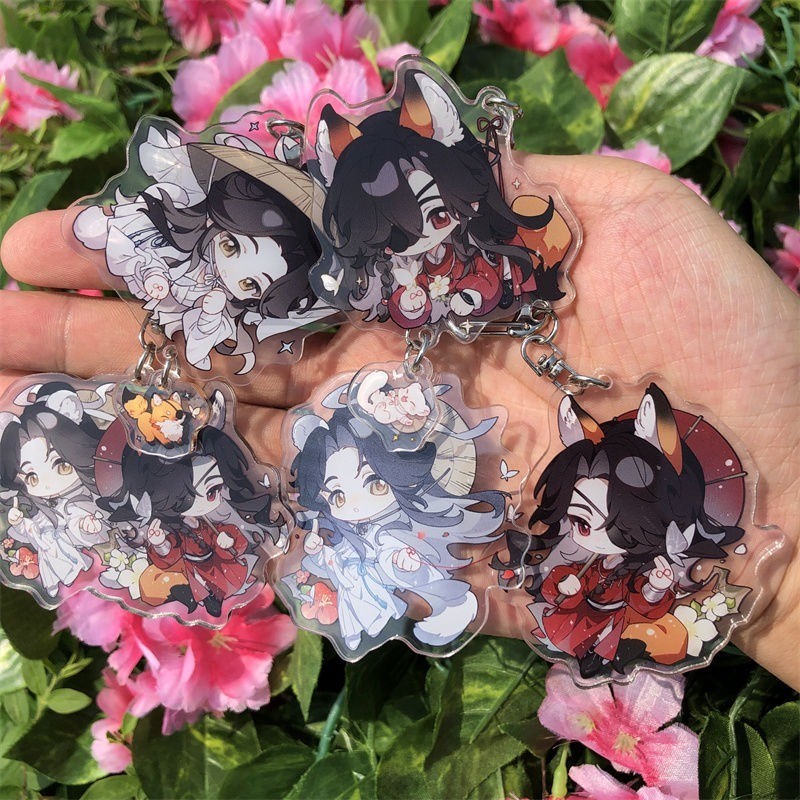 Tian Guan Ci Fu Hua Cheng Xie Lian Heaven Official's Blessing Cute Pendant Acrylic Keychain