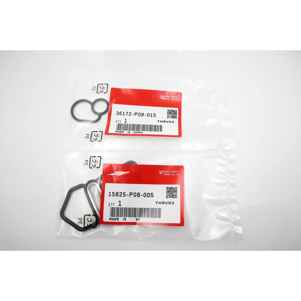2 Chiếc Thương Hiệu Mới 15825-P08-005 36172-P08-015 VTEC Ống Van Solenoid Gioăng Cho Xe Honda Civic 