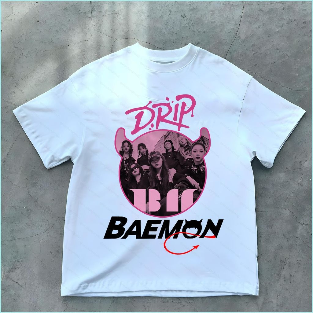 Áo thun nhỏ giọt album artwork Babymonster - Ruka Pharita Asa Ahyeon Rami Rora Chiquita KPOP