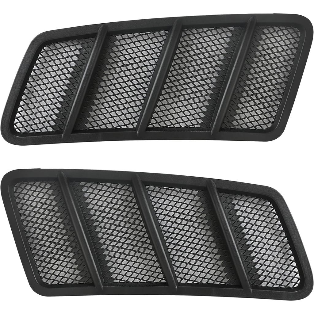 Cặp Hood Air Vent Grille Cover Tương thích với Mercedes Benz ML550 ML63 2012-2015, GL350 GL450 GL550