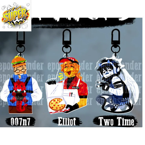 Forsaken Keychain | C00lkidd, Mafioso, 1x1x1x1, 007n7, Two Time, Elliot