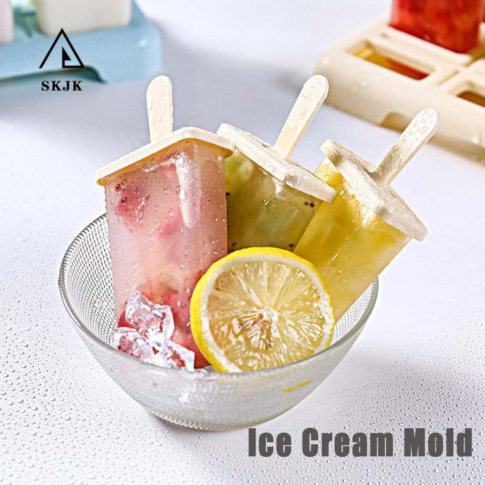 SKJK Ice Maker 3D Party DIY Ice Cream Makers Baby 4 / 9 Grids Ice Stick