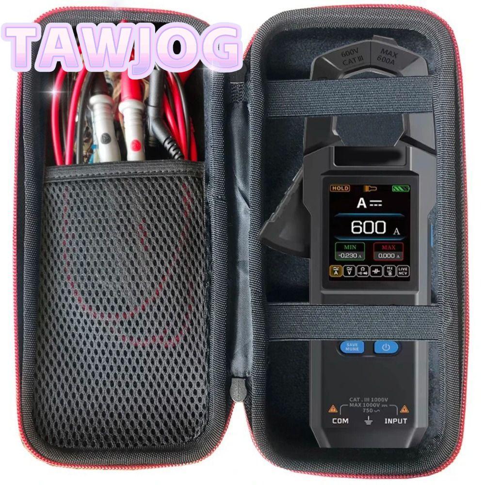 TAWJOG Mang theo, Máy đo kẹp chống sốc lót xốp, Túi bảo vệ đa năng vỏ cứng chuyên nghiệp để bảo vệ d
