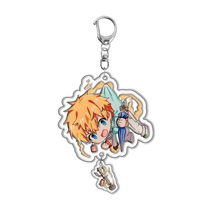 Gantungan Kunci Hanako Toilet-Bound Hanako-kun Akrilik Transparan Keychain Hanako Souvenir Yamashiro