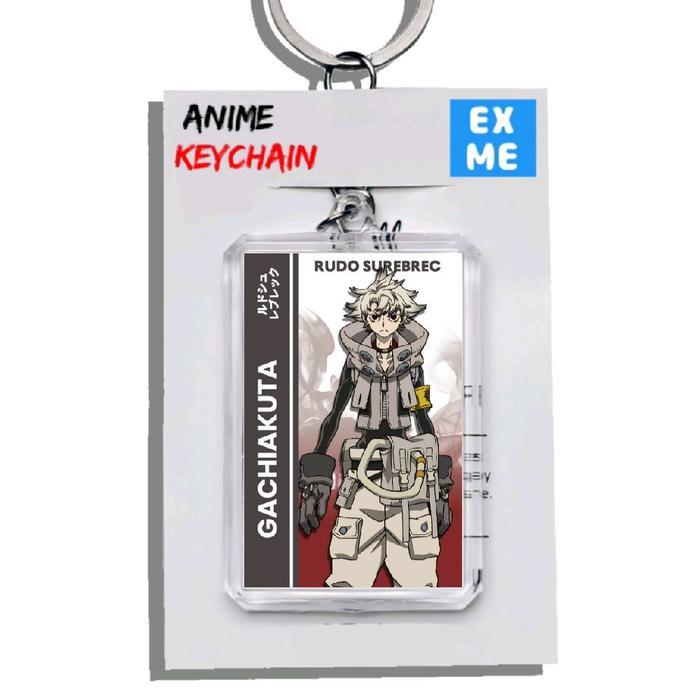 Gantungan Kunci Gachiakuta - Keychain Gachiakuta - Ganci Anime - Gantungan Kunci Rudo Surebrec - Enj