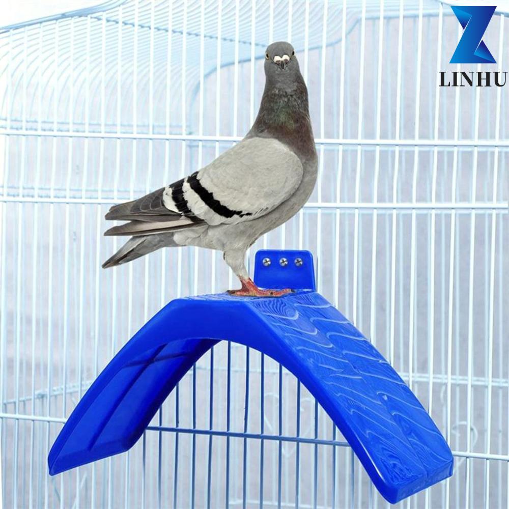 LINHU Chim Đứng Lồng Phụ Kiện Nhựa Dwelling Chim Perches