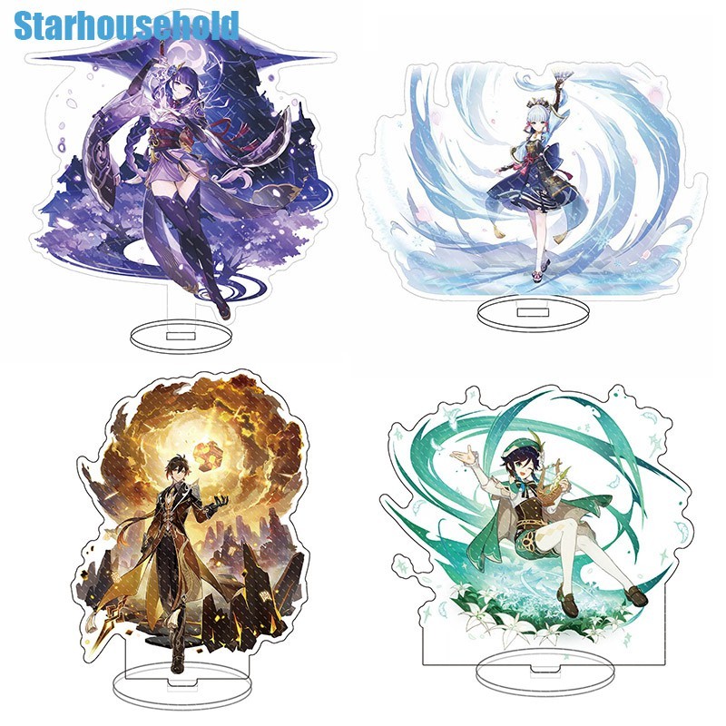 Genshin impact Raiden Shogun Ball genshin compact figure Zhongli Mona Xiao