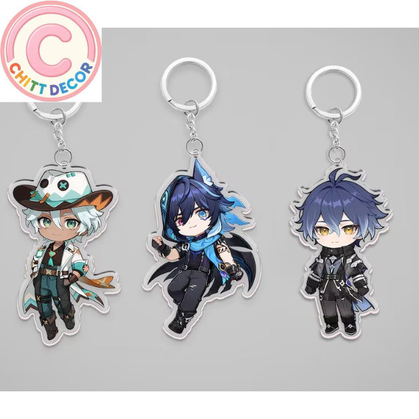 Genshin Impact Acrylic Keychain - Ifa, Oraon, Flins