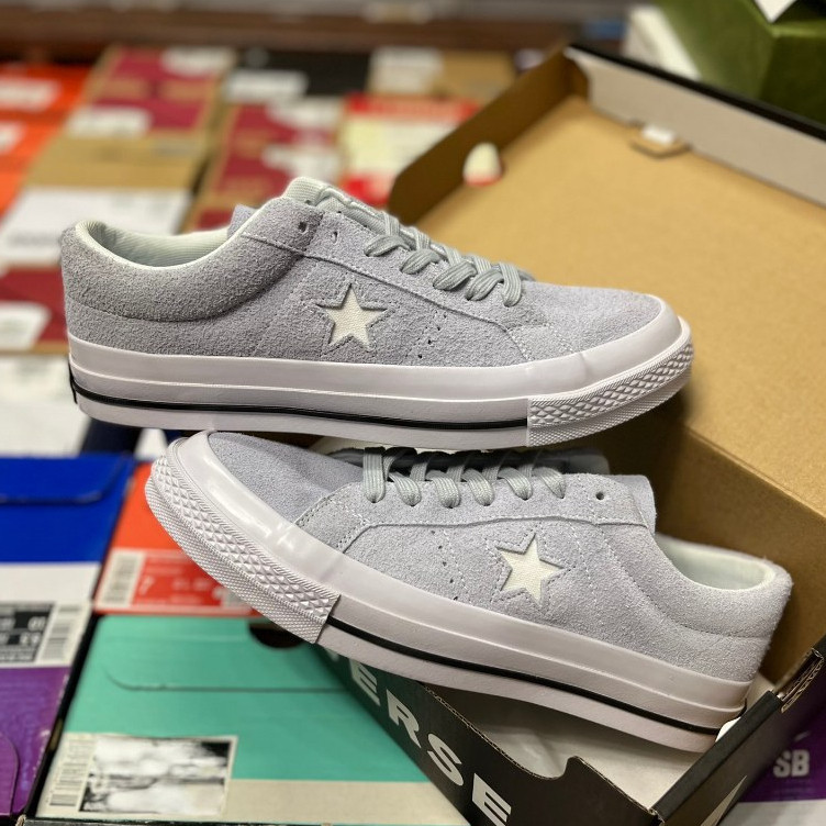 Giày thể thao thông thường Converse One Star One Star Suede Haze Grey Low-Top