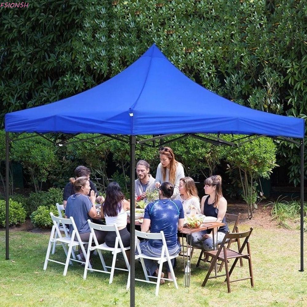 FSIONSH Gazebo Top Cover, Tán lều chống thấm nước bằng vải Oxford 420D, Nơi trú ẩn tức thì Chống nắn