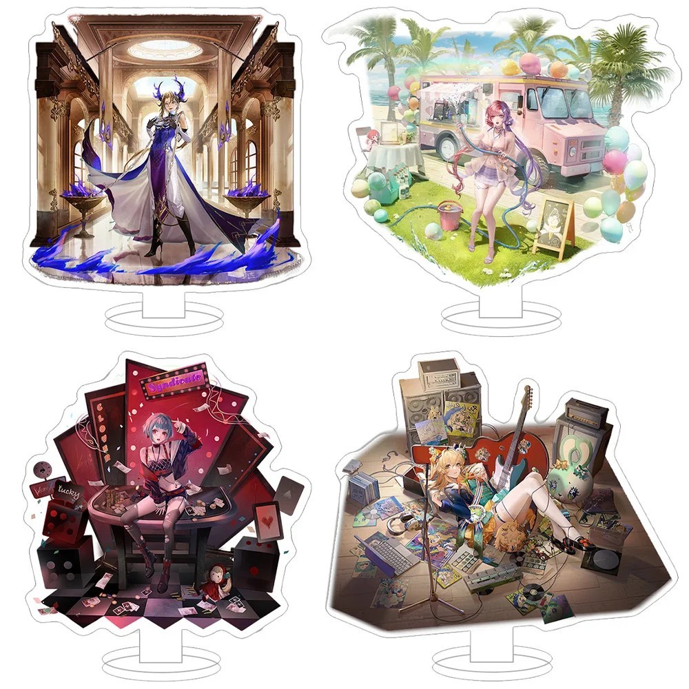 Standee Path to Nowhere mô hình mica nhân vật Eve Flora Garofano Gekkabijin Golan trang trí bàn học 