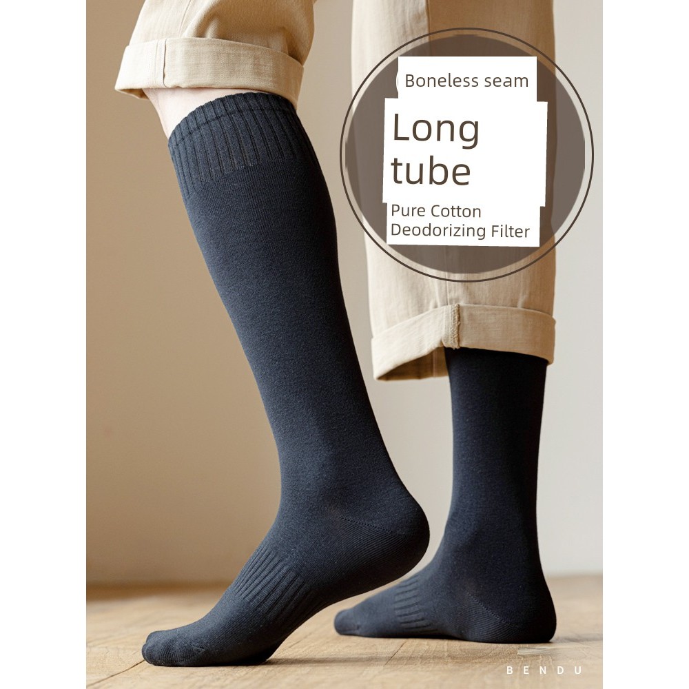 tất nam dày dặn tất nam Tất Nam Cotton Ấm Không Xương Vớ