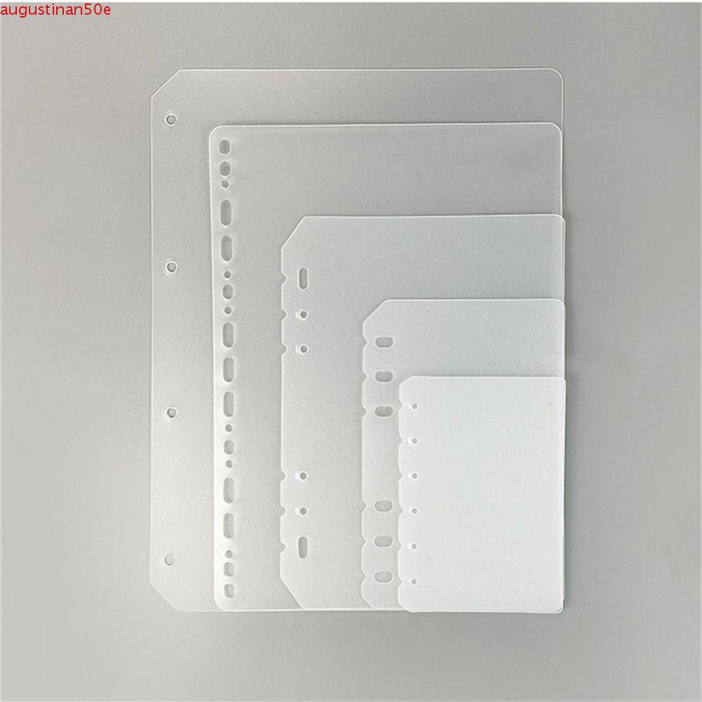 VERGE Notebook Divider Matte Students Board Page A5 A6 A7 B5 A4 Chương trình nghị sự trong suốt Bộ t