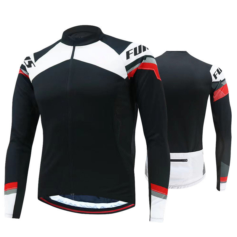 Spring and Autumn Cycling Clothes Fashion Quick-Drying Breathable Cycling Top Mountain Bike Team Uni